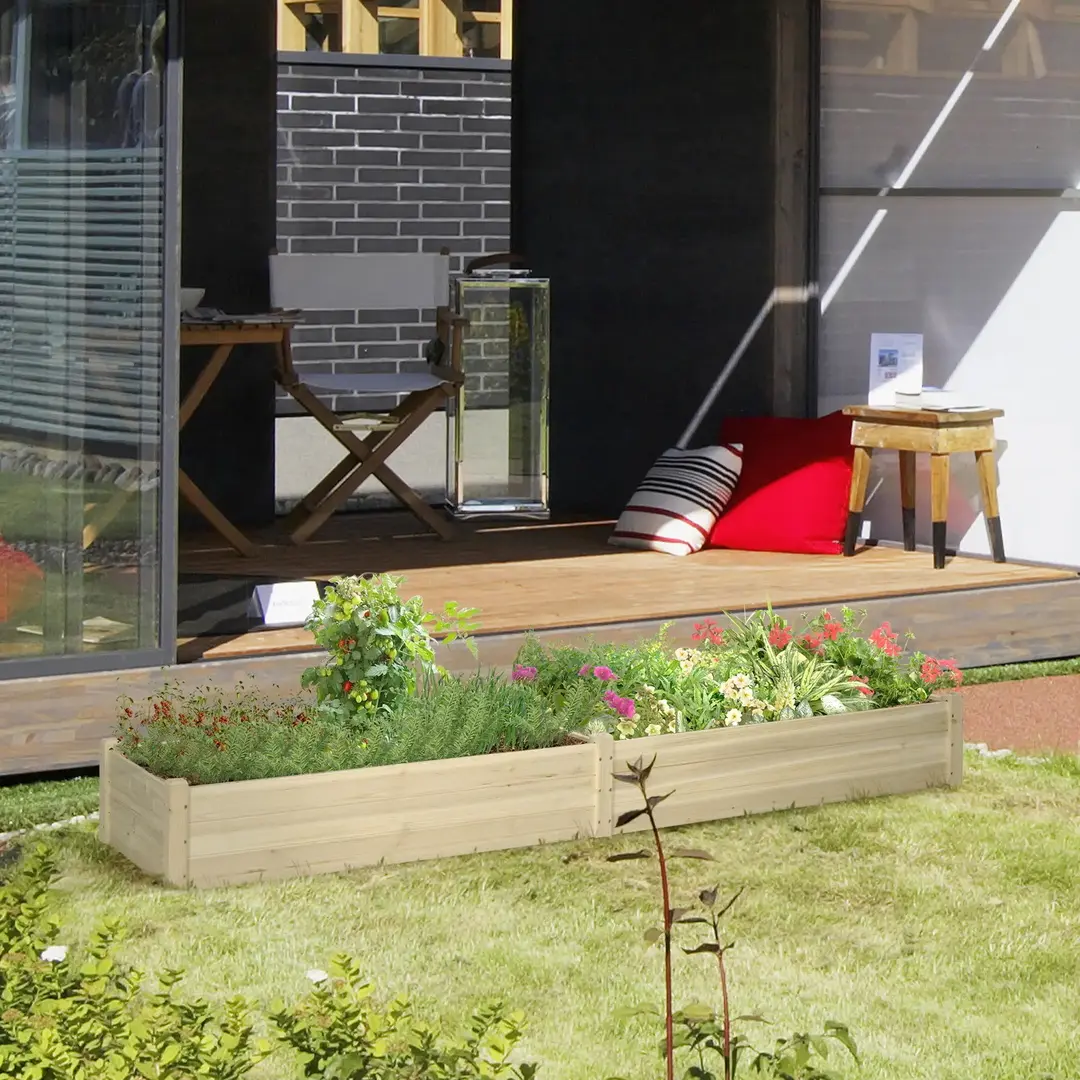 Pat de gradina Outsunny 845-583 (Natural)