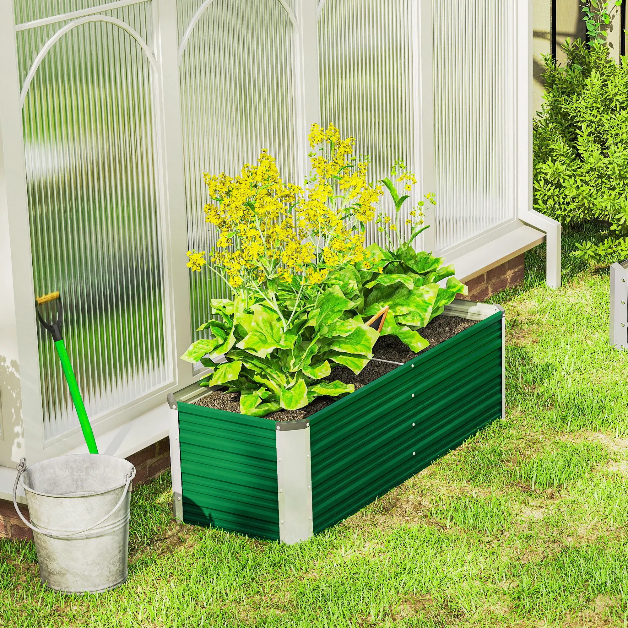 Садовая грядка Outsunny 845-643GN (Green) - 8