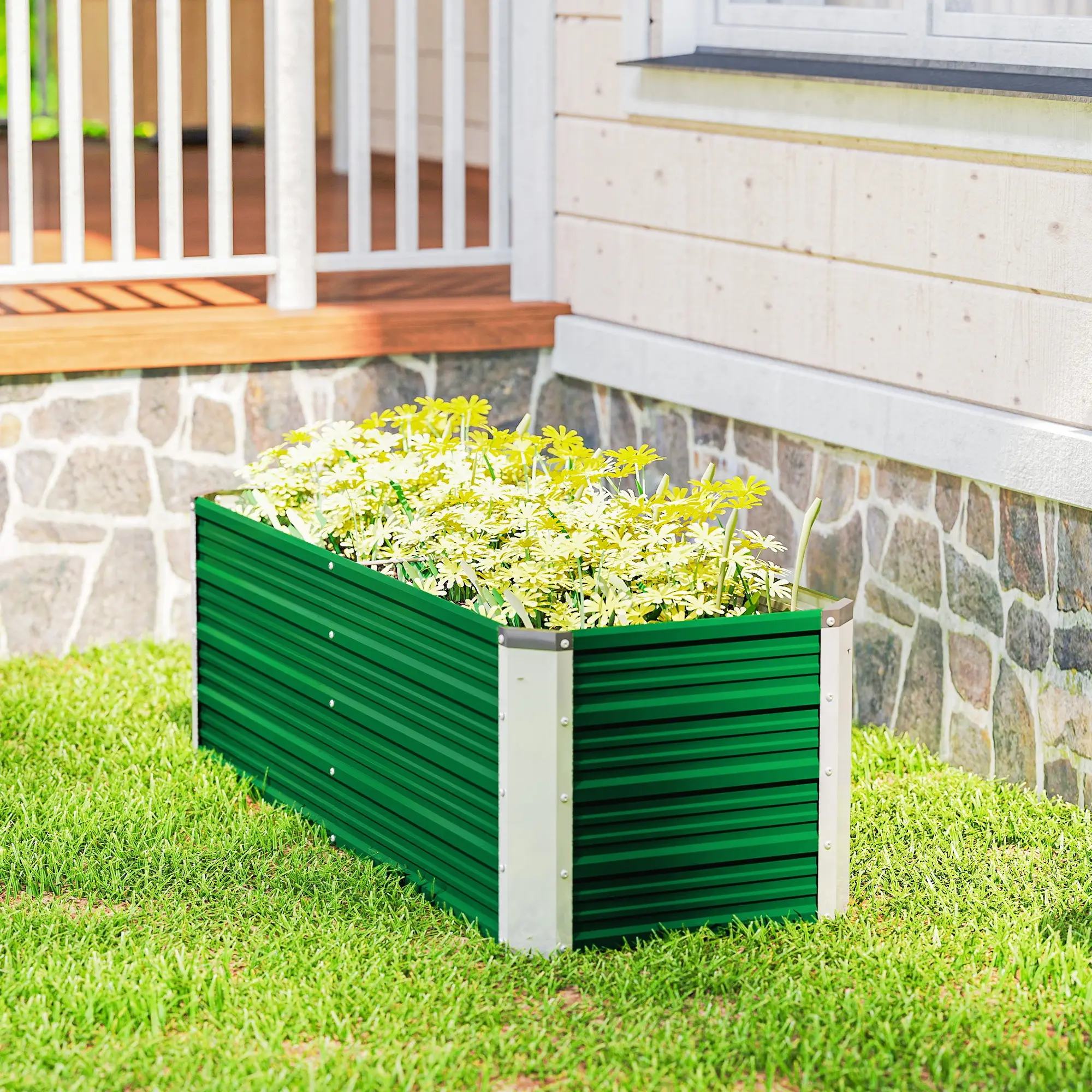 Садовая грядка Outsunny 845-643GN (Green) - 9