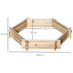 Садовая грядка Outsunny 845-676 (Natural) Thumb