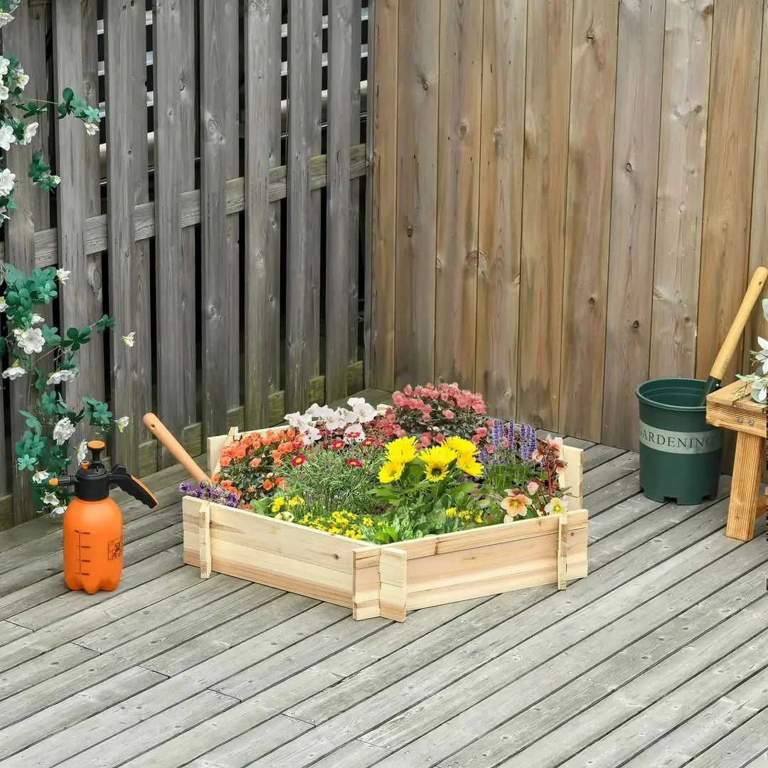 Садовая грядка Outsunny 845-676 (Natural)