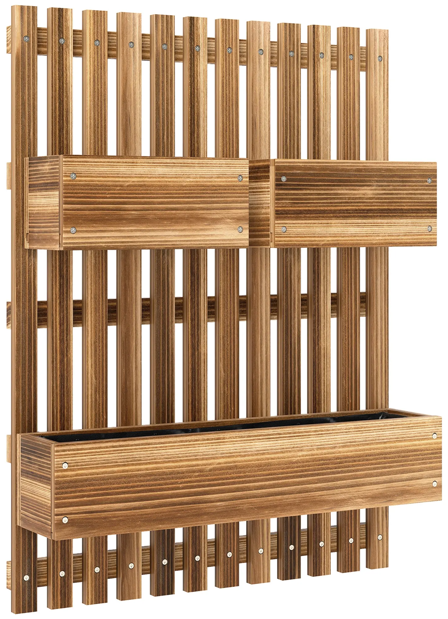 Шпалера с цветочными ящиками Outsunny 845-796V00TN (Natural) - 4