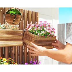 Шпалера с цветочными ящиками Outsunny 845-796V00TN (Natural) Thumb
