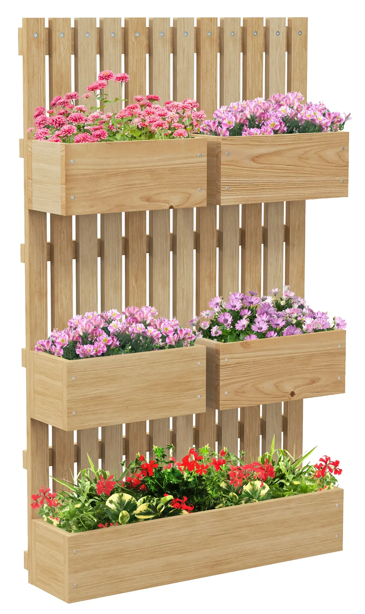 Шпалера с цветочными ящиками Outsunny 84H-089V00ND (Natural) - 2