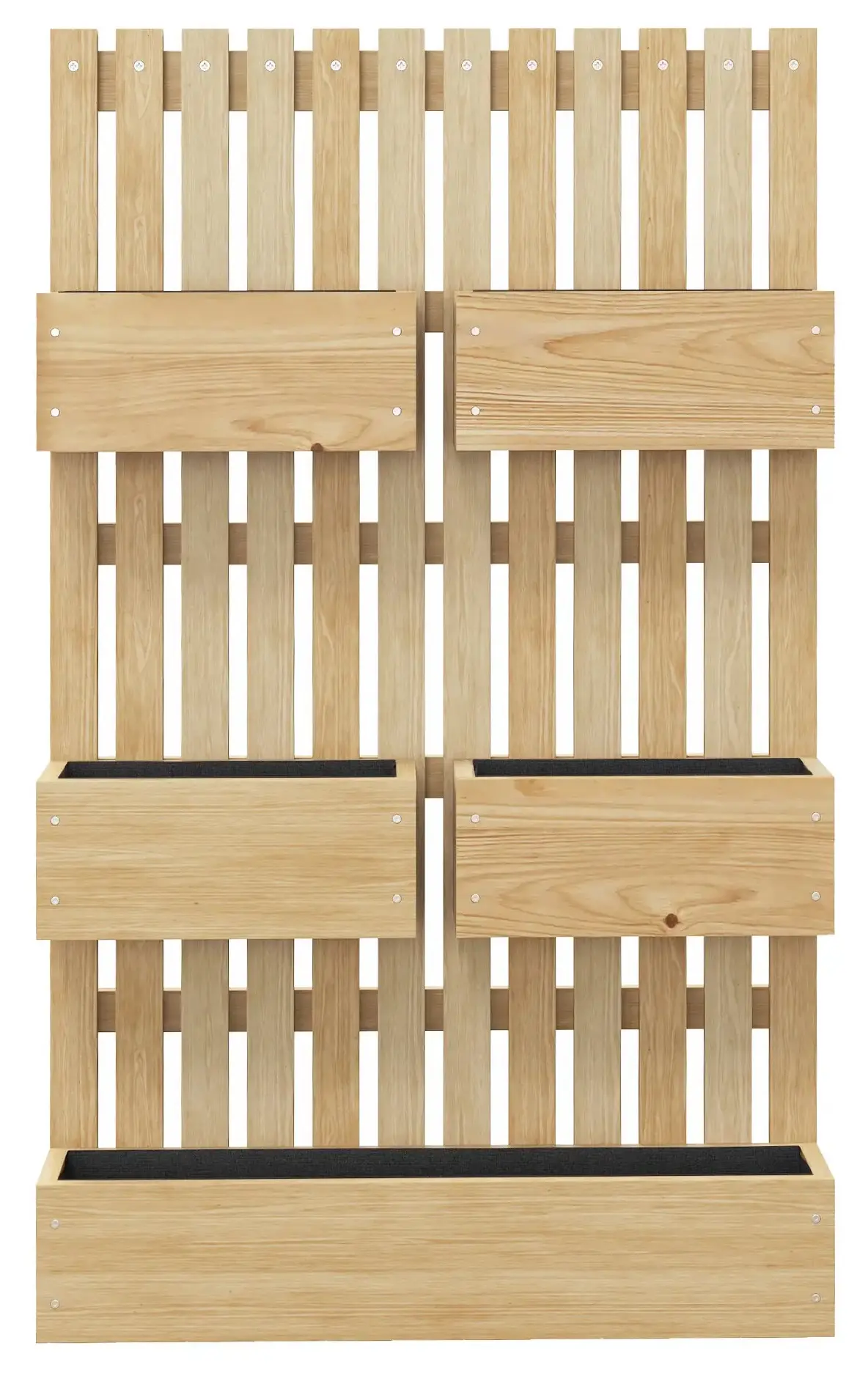 Шпалера с цветочными ящиками Outsunny 84H-089V00ND (Natural) - 3