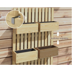 Шпалера с цветочными ящиками Outsunny 84H-089V00ND (Natural) Thumb