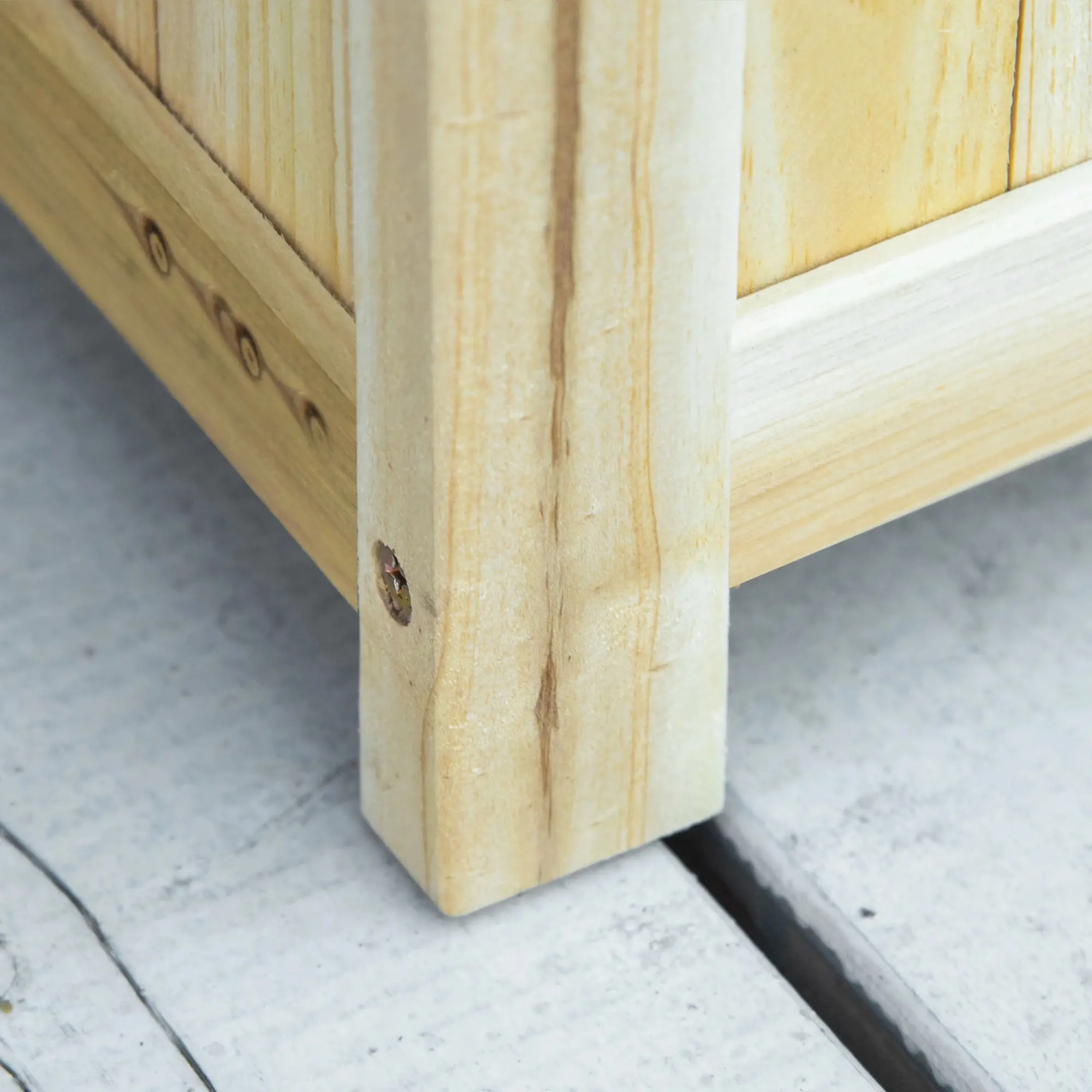 Складная приподнятая грядка Outsunny 845-652 (Natural) - 4