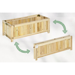 Складная приподнятая грядка Outsunny 845-652 (Natural) Thumb