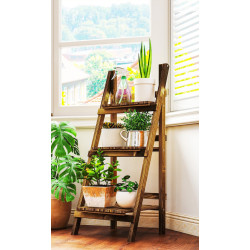 Складной стеллаж для цветов Outsunny 845-111 (Natural)