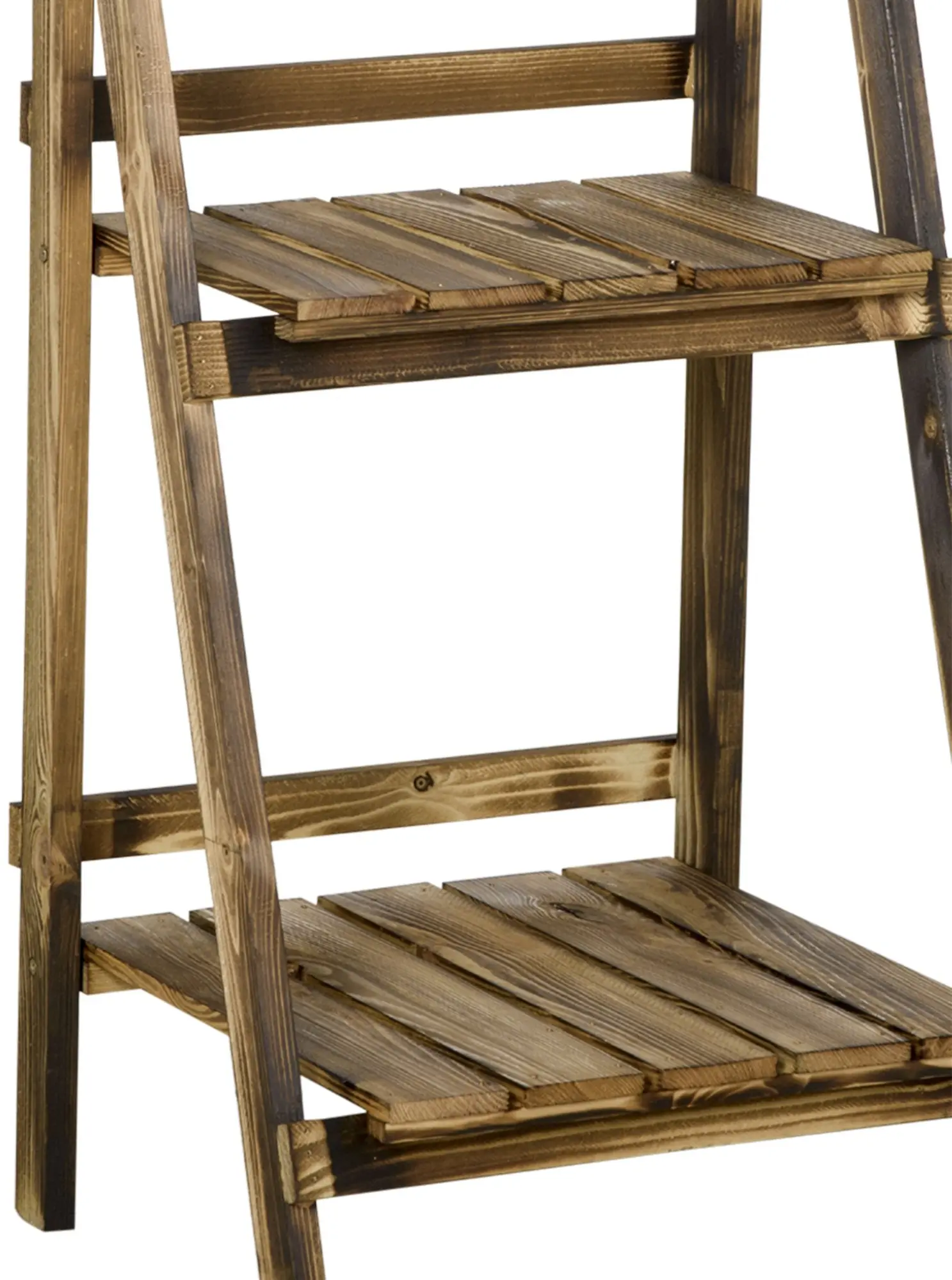 Складной стеллаж для цветов Outsunny 845-111 (Natural) - 5