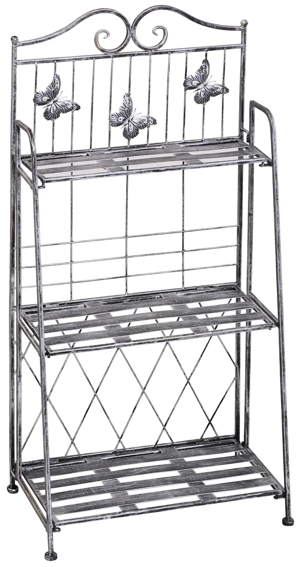 Etajera pliabila pentru flori Outsunny 845-220 (Silver Grey) - 2