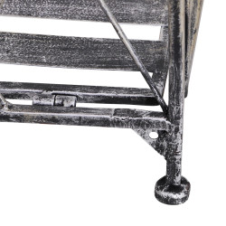 Etajera pliabila pentru flori Outsunny 845-220 (Silver Grey) Thumb