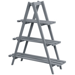 Складной стеллаж для цветов Outsunny 84H-121V00GY (Grey) Thumb