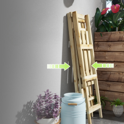 Складной стеллаж для цветов Outsunny 84H-121V00ND (Natural) Thumb