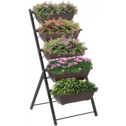 Etajera pentru flori Outsunny 845-433V02BN (Brown) Thumb