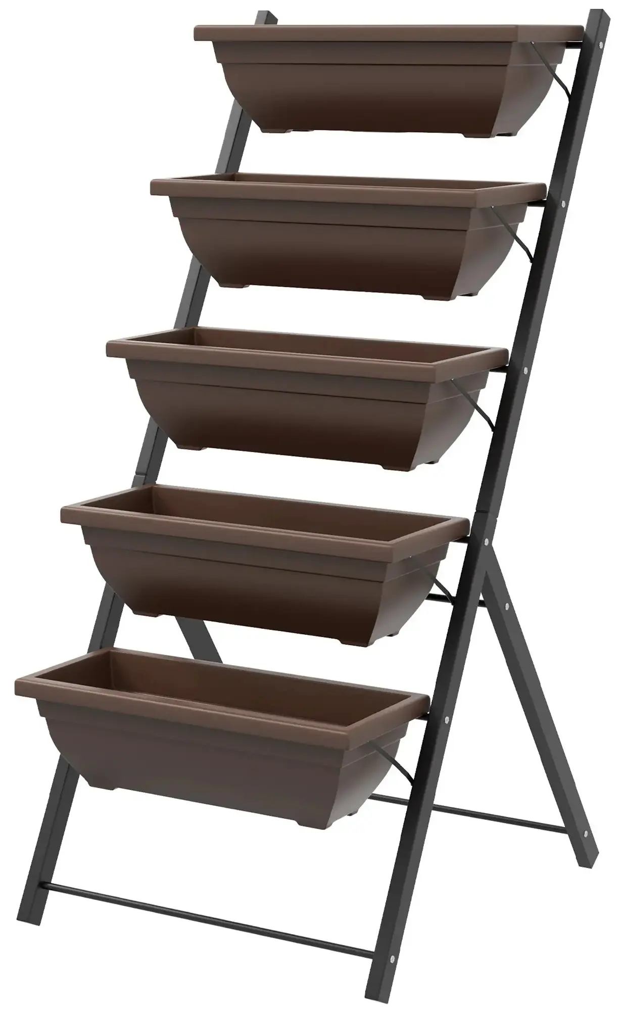 Etajera pentru flori Outsunny 845-433V02BN (Brown)