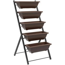 Etajera pentru flori Outsunny 845-433V02BN (Brown) Thumb