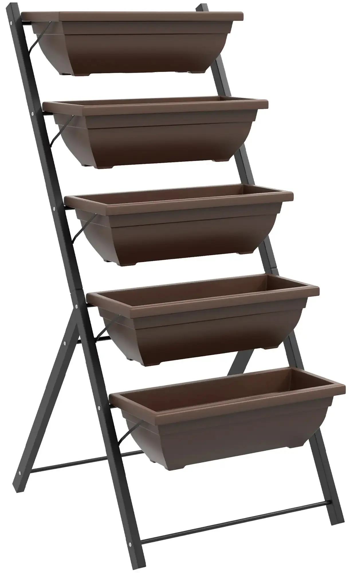 Etajera pentru flori Outsunny 845-433V02BN (Brown)