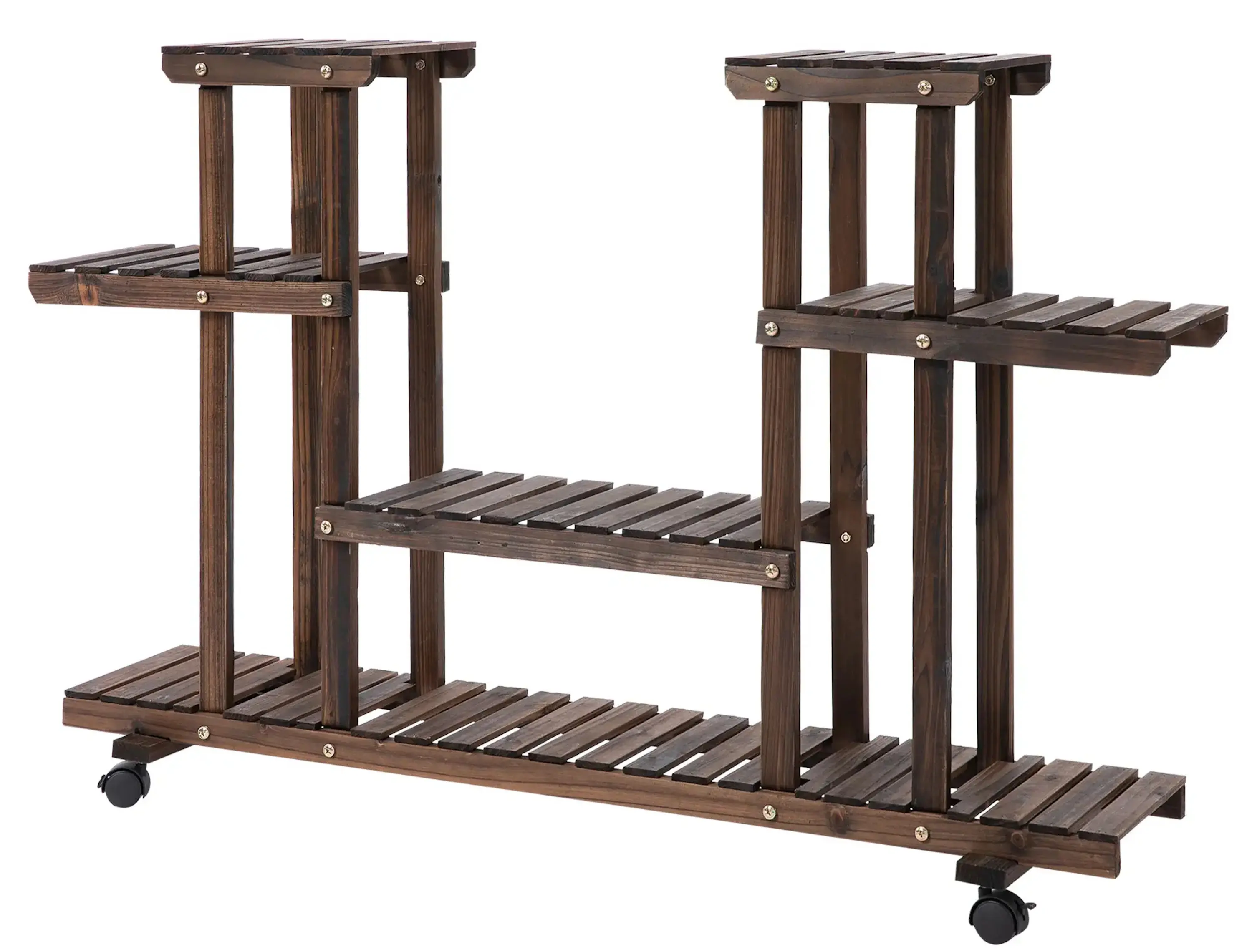 Стеллаж для цветов Outsunny 845-465 (Wood) - 2