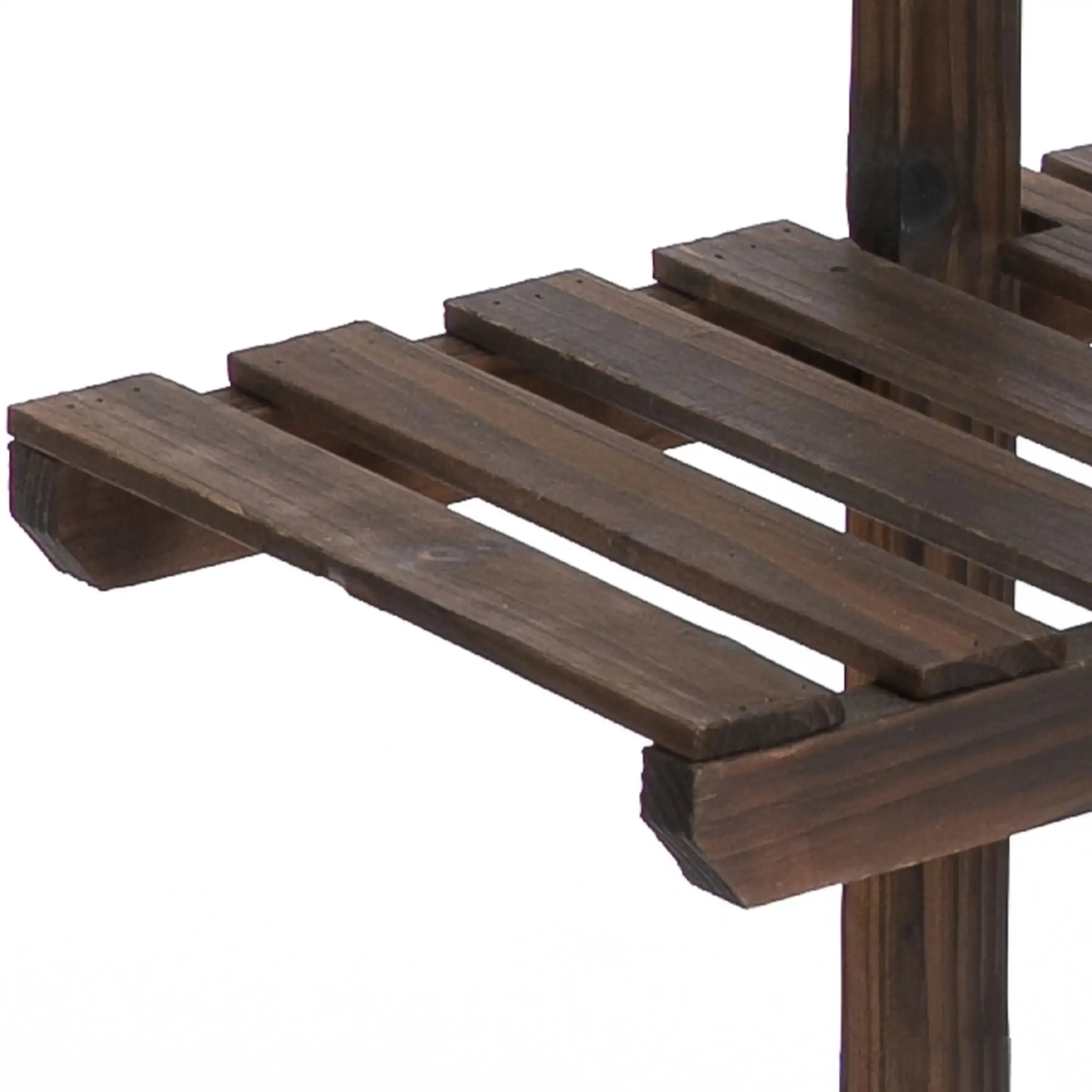 Стеллаж для цветов Outsunny 845-465 (Wood) - 5