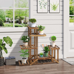 Стеллаж для цветов Outsunny 845-521 (Natural)