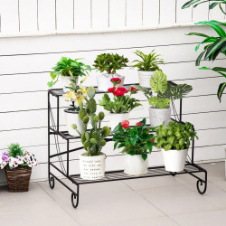 Стеллаж для цветов Outsunny 845-575 (Black)