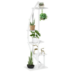 Etajera pentru flori Outsunny 845-760V00WT (White) Thumb