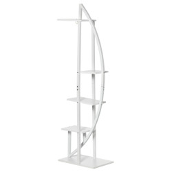 Etajera pentru flori Outsunny 845-760V00WT (White) Thumb