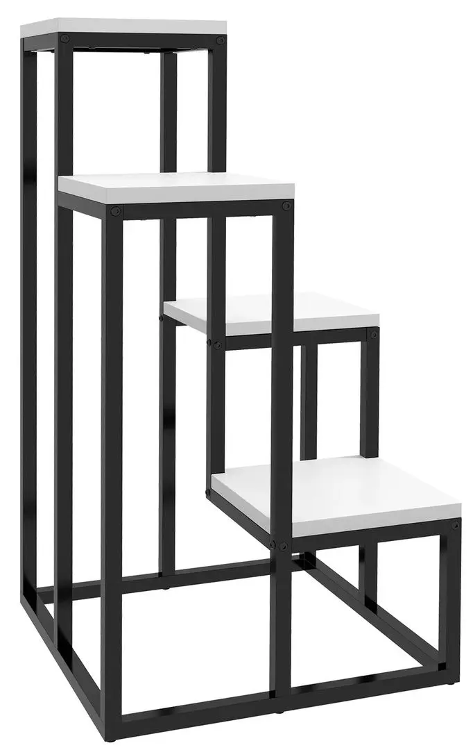 Стеллаж для цветов Outsunny 845-986V00WT (Black/White)