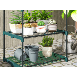 Etajera pentru flori Outsunny 84H-434V01DG (Dark Grey) Thumb