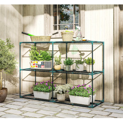 Etajera pentru flori Outsunny 84H-435V00DG (Dark Grey)