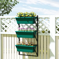 Suport pentru plante cu 3 nivele Outsunny 84H-328V00GN (Green)