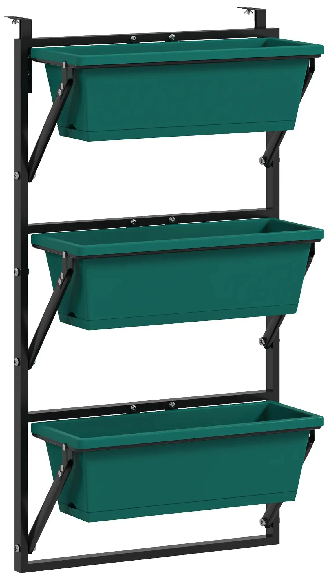 Suport pentru plante cu 3 nivele Outsunny 84H-328V00GN (Green) - 4