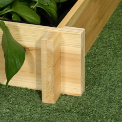 Трехъярусная приподнятая грядка Outsunny 845-639V00ND (Natural) Thumb