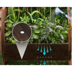 Pat de gradina cu 3 nivele Outsunny 84H-029V00TN (Natural) Thumb