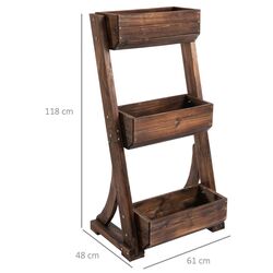 Стеллаж Outsunny 845-466 (Brown) Thumb