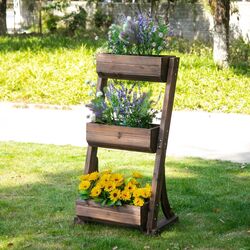 Стеллаж Outsunny 845-466 (Brown) Thumb