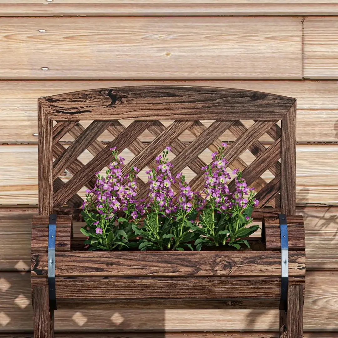 Pat de flori vertical Outsunny 84H-028V00TN (Brown)