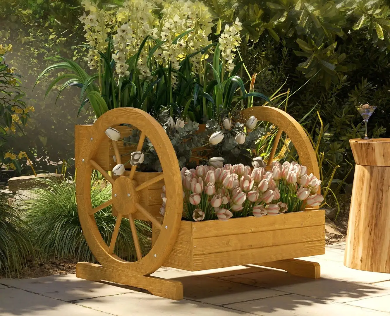 Etajera Outsunny 84H-029V00TK (Natural) - 6