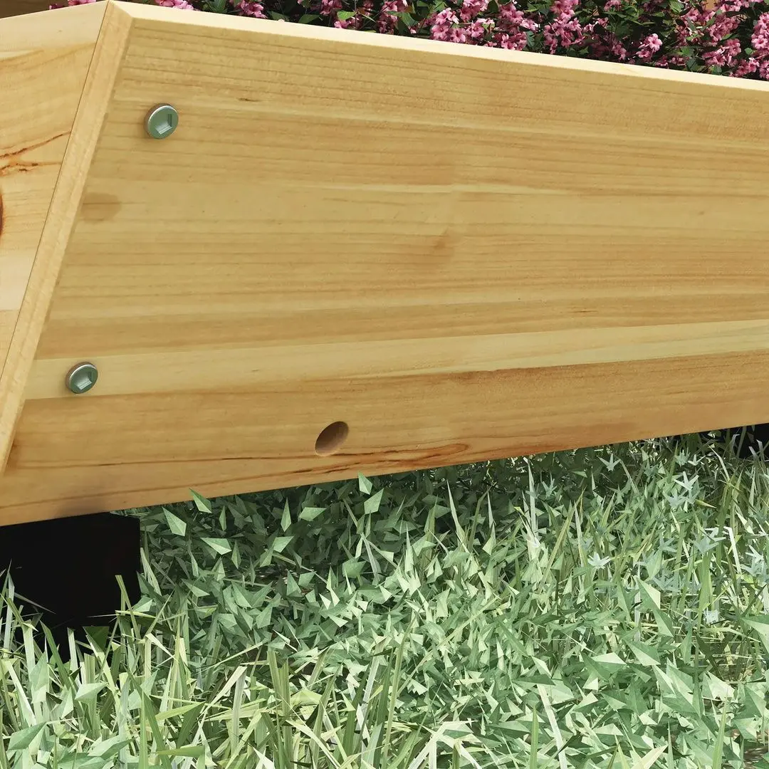 Pat de flori vertical Outsunny 84H-104V00ND (Natural) - 6