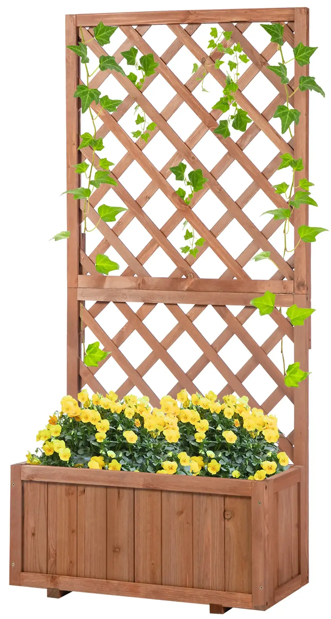 Ящик для цветов со шпалерой Outsunny 845-127 (Orange) - 6