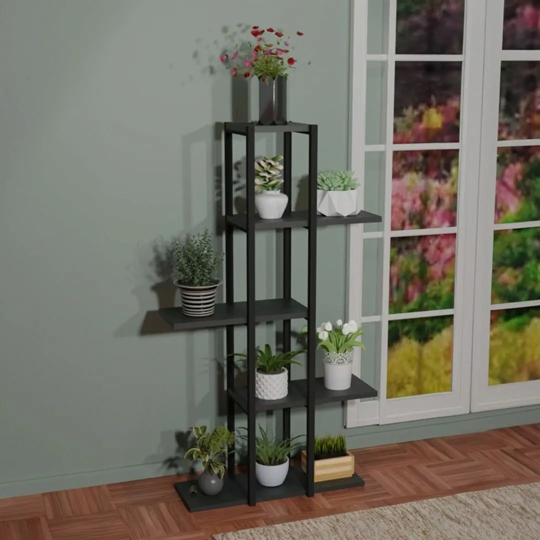 Etajera pentru flori Prestige 5 Layer 24x60x110 (Anthracite/Black)