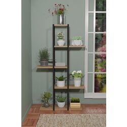 Etajera pentru flori Prestige 5 Layer 24x60x110 (Pine/Black) Thumb