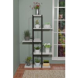 Etajera pentru flori Prestige 5 Layer 24x60x110 (White/Black) Thumb