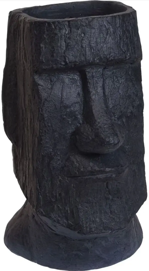 Ghiveci ProGarden Moai Statue 43x25cm (Black)