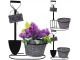 Ghiveci Progarden Shovel 46.5x33x22cm (Black/Grey)