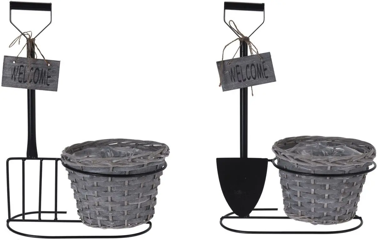 Ghiveci Progarden Shovel 46.5x33x22cm (Black/Grey) - 3