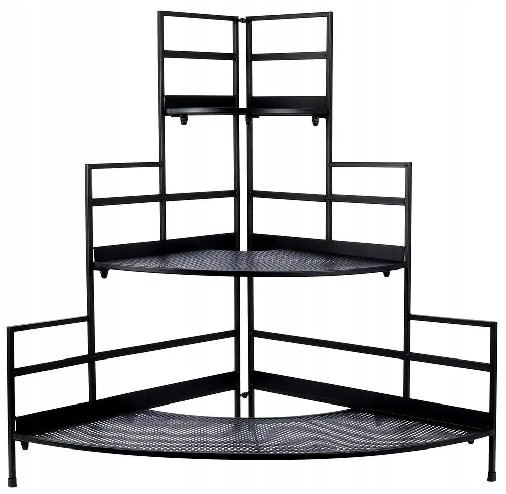 Etajera pentru flori Progarden 24738 (Black) - 2