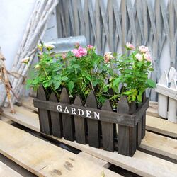 Подставка для цветов Progarden 24804 35x15x18cm (Black) Thumb