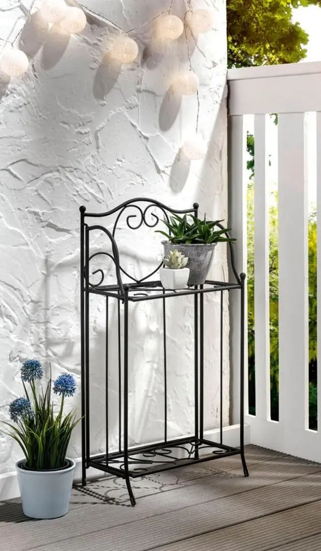 Стеллаж для цветов Progarden 27941 58x27x118cm (Black)